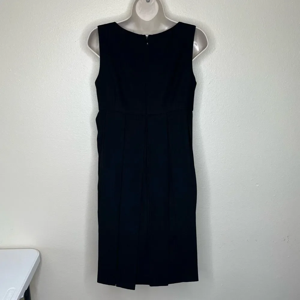 Cabi Flapper Empire Waist Black Sleeveless Car Wash Shift Dress 236 Women Size 4